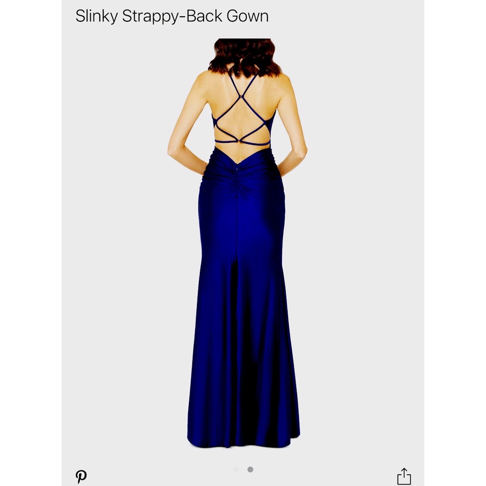 Slinky Strappy-Back Gown
Prom dress